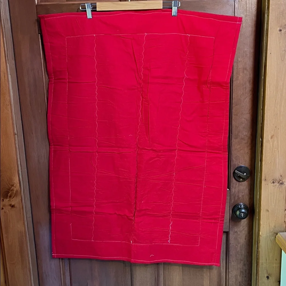 Winnie the Pooh Blue and Red Homemade Baby Blanket